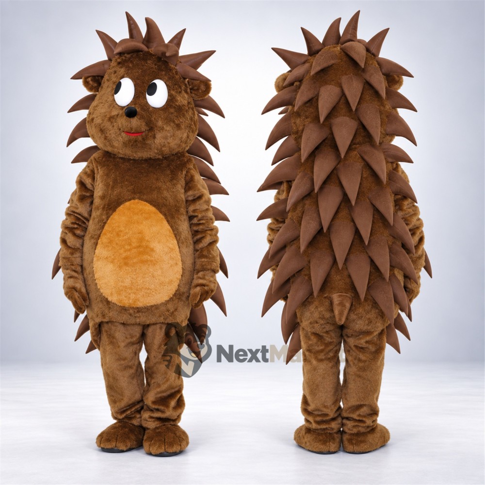 Hedgehog Mascot Costume - Brown for Parades Hedgehog Mascot Costume - Brown for Parades