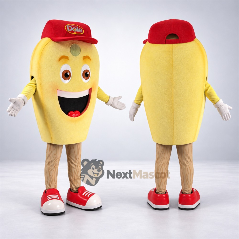 Banana Mascot Costume - Red Cap Banana Mascot Costume - Red Cap