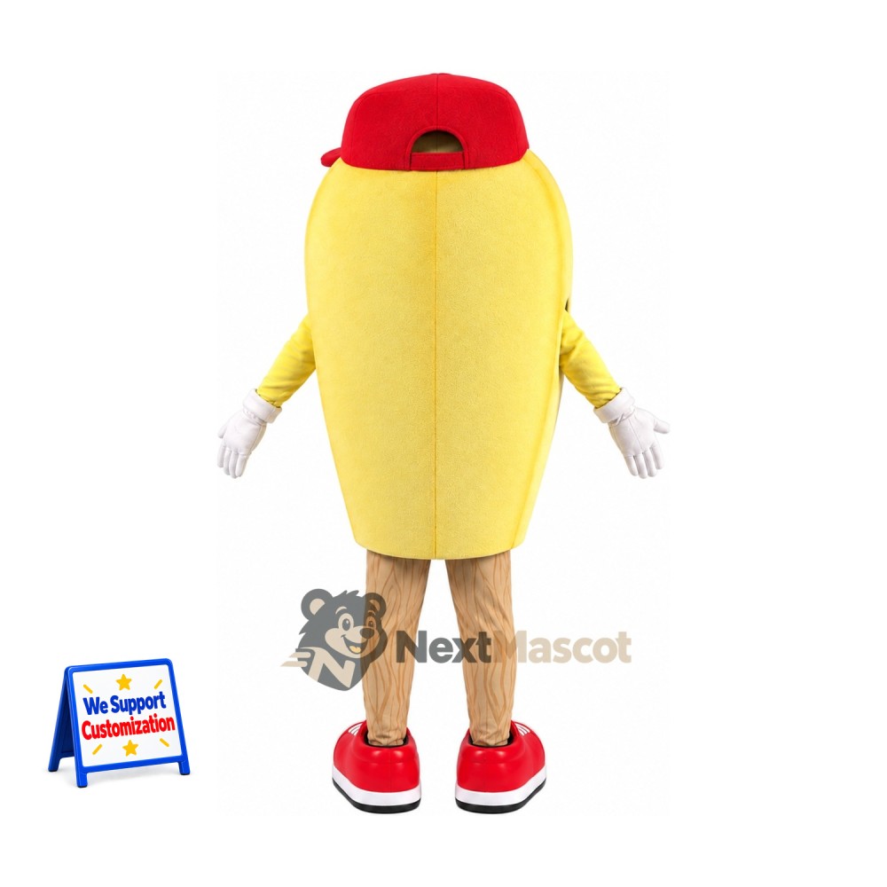 Banana Mascot Costume - Red Cap Banana Mascot Costume - Red Cap