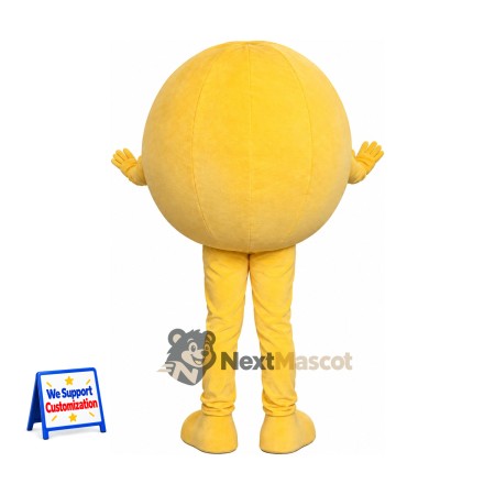 Smiley Face Mascot Costume - Yellow Smiley Face Mascot Costume - Yellow
