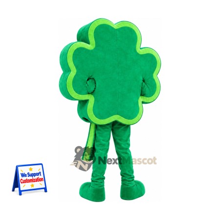 Four Leaf Clover Mascot Costume for School Events Four Leaf Clover Mascot Costume for School Events