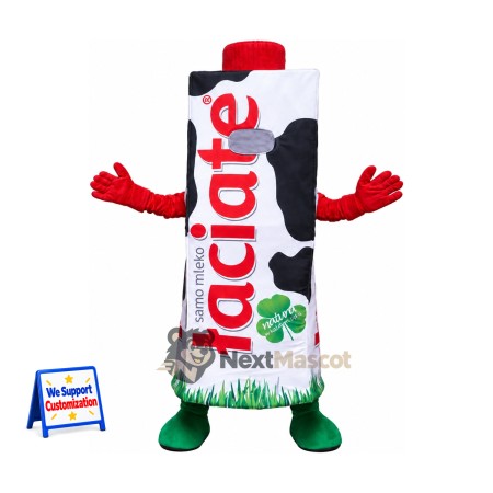 Milk Carton Mascot Costume Milk Carton Mascot Costume