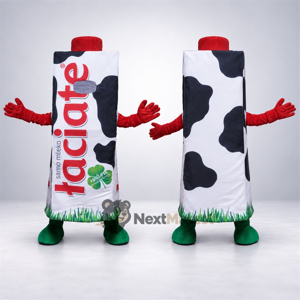 Milk Carton Mascot Costume Milk Carton Mascot Costume