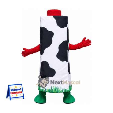 Milk Carton Mascot Costume Milk Carton Mascot Costume