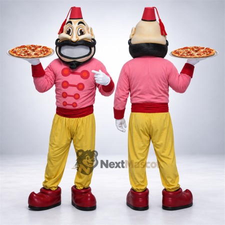 Pizza Chef Mascot Costume