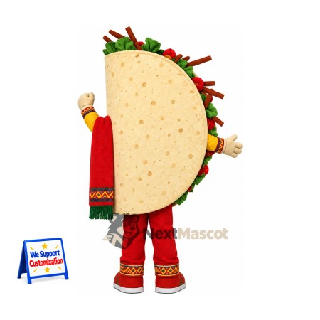 Taco Mascot Costume - Sunglasses Taco Mascot Costume - Sunglasses