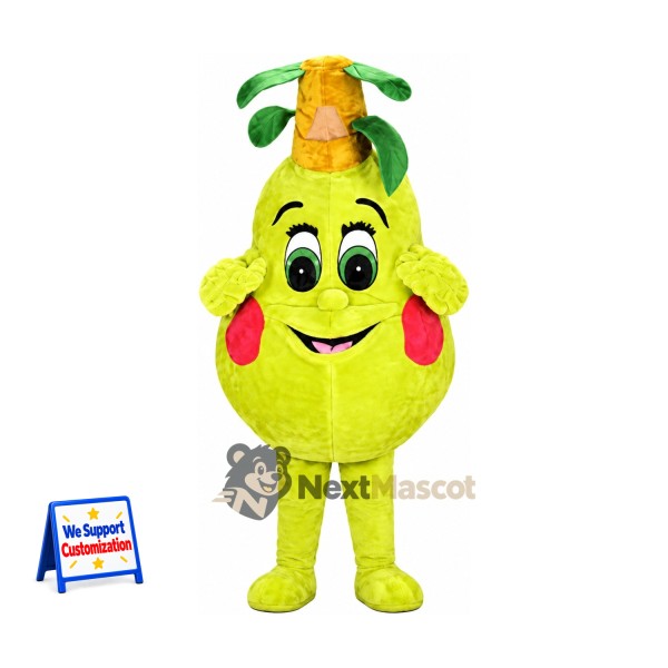 Pear Mascot Costume - Propeller