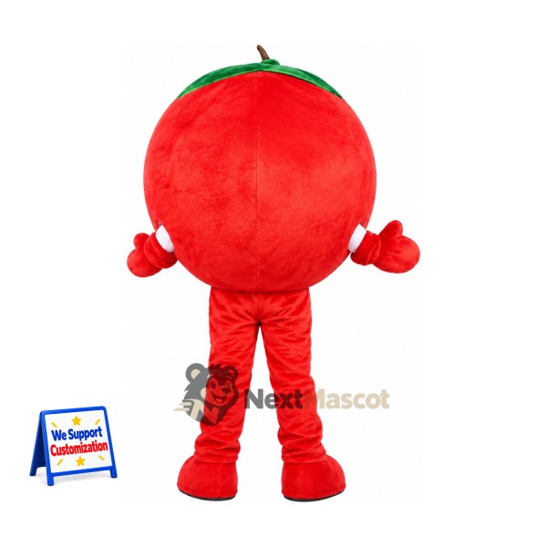 Tomato Mascot Costume - Red Arms and Legs Tomato Mascot Costume - Red Arms and Legs