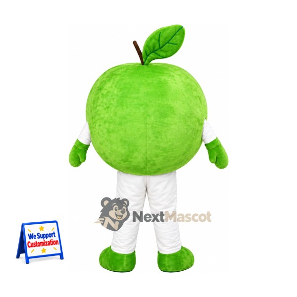 Apple Mascot Costume - Green, White Pants Apple Mascot Costume - Green, White Pants
