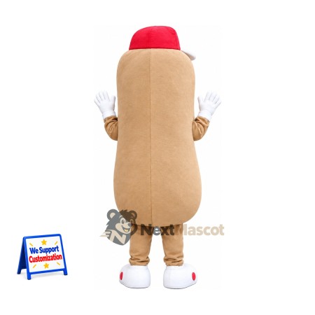Hot Dog Mascot Costume - Red Cap and White Shoes Hot Dog Mascot Costume - Red Cap and White Shoes