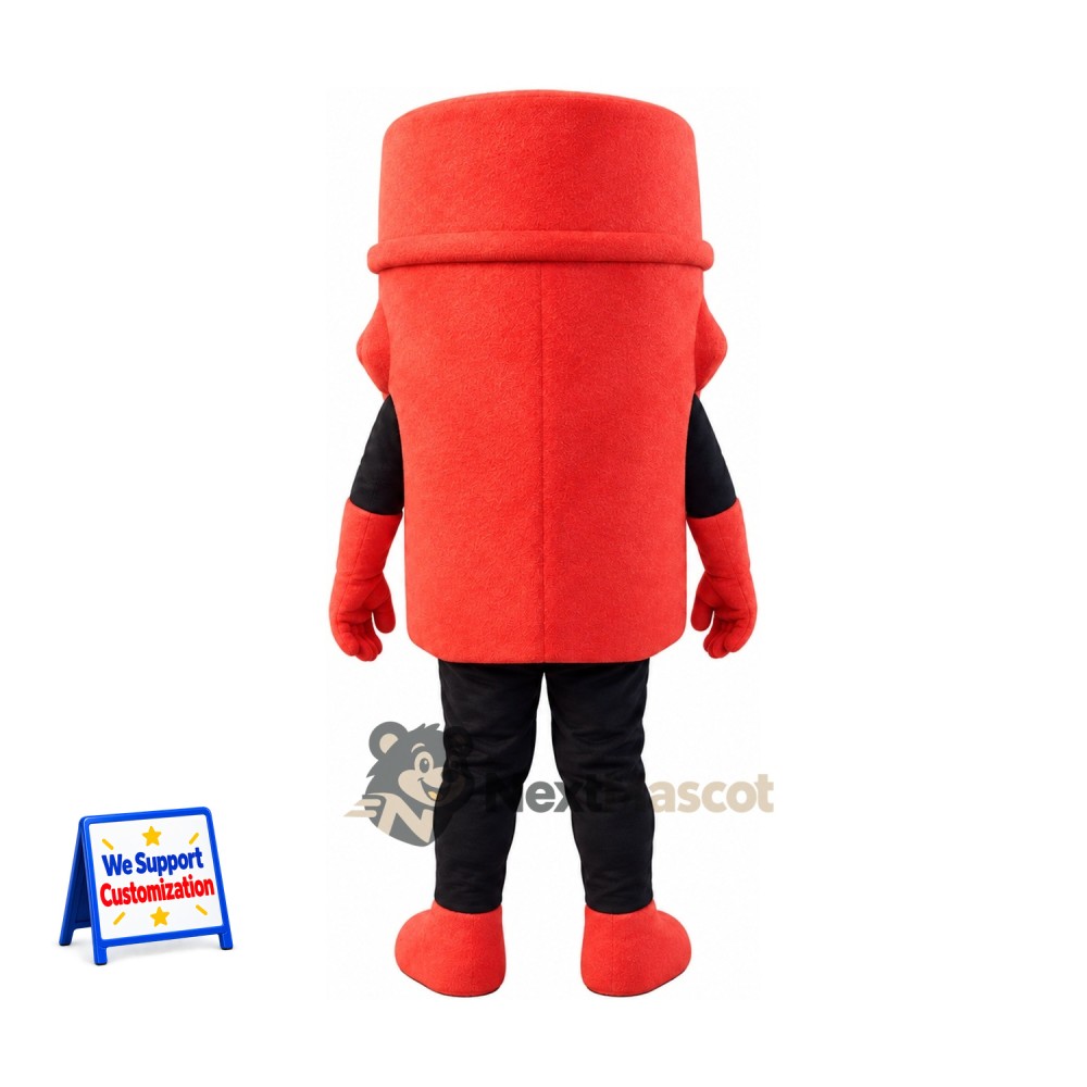 Fire Hydrant Mascot Costume - Red