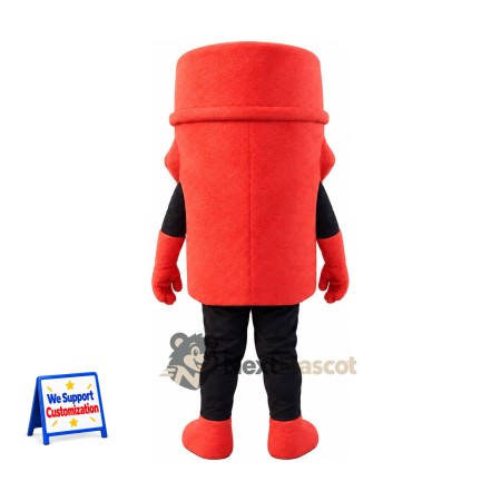Fire Hydrant Mascot Costume - Red