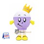 Ball Mascot Costume - Purple, Crown