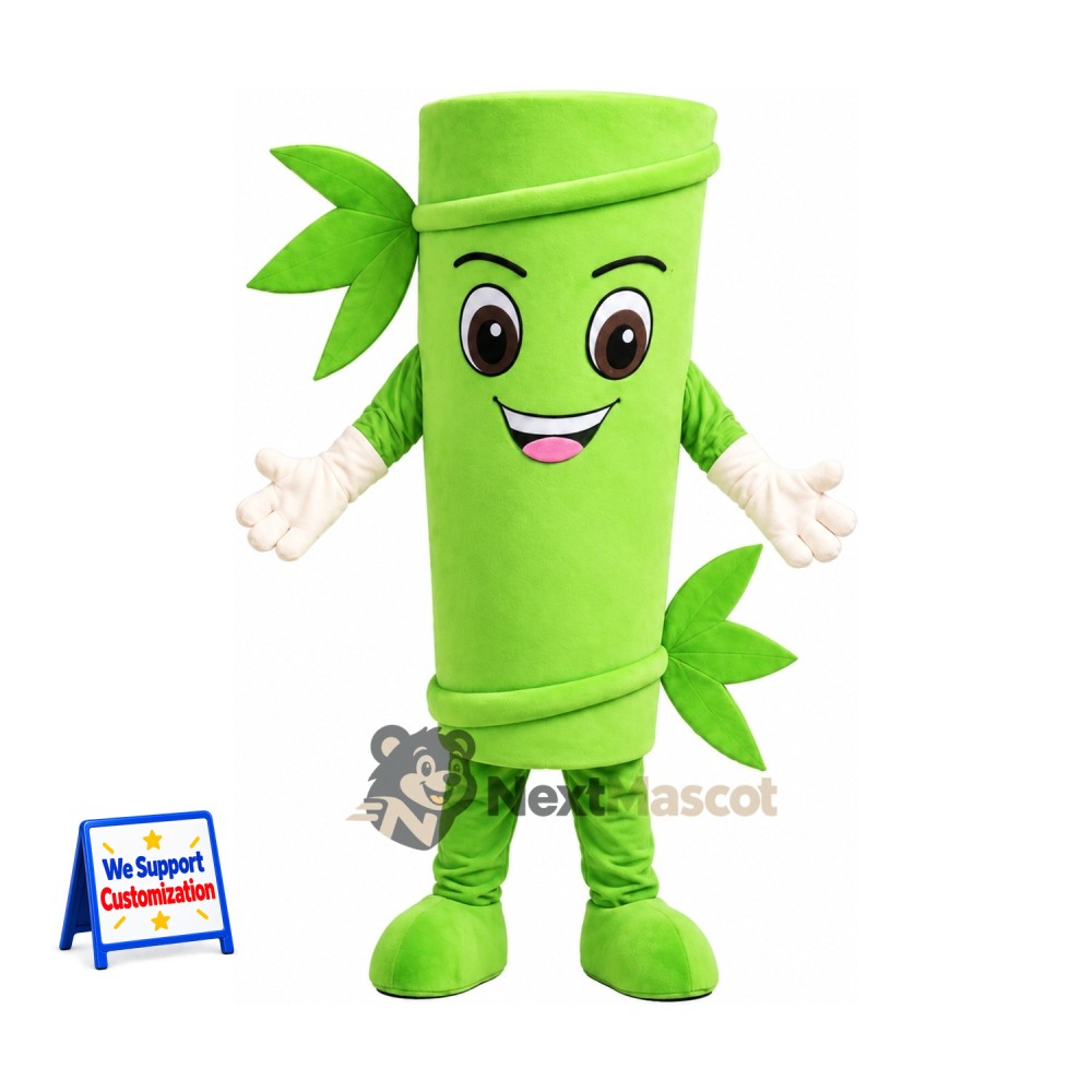 Bamboo Mascot Costume for Parades Bamboo Mascot Costume for Parades
