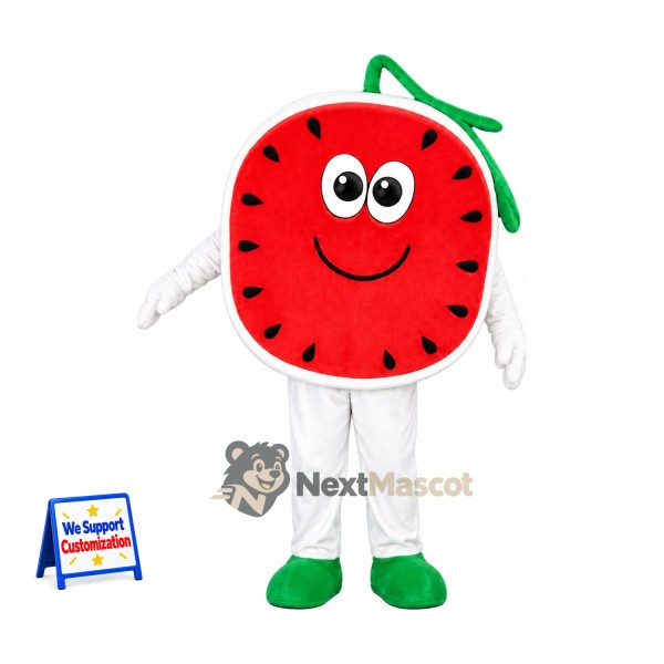 Watermelon Slice Mascot Costume - White Pants