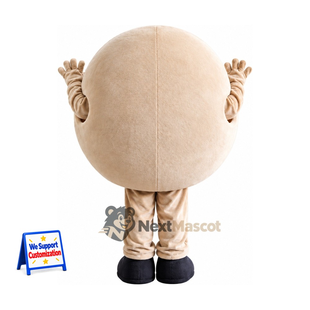 Bagel Mascot Costume - Big Nose and Black Shoes Bagel Mascot Costume - Big Nose and Black Shoes