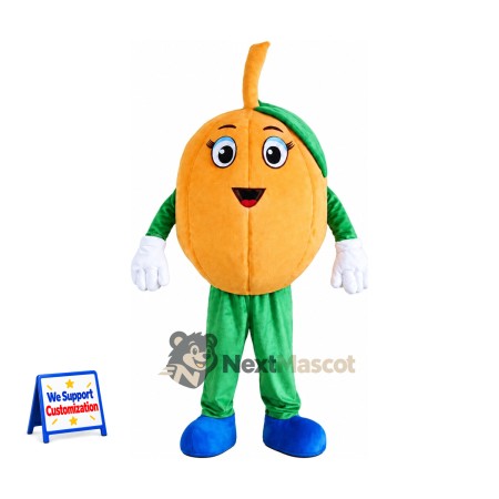 Pumpkin Mascot Costume - Orange, Green Legs and Blue Shoes Pumpkin Mascot Costume - Orange, Green Legs and Blue Shoes