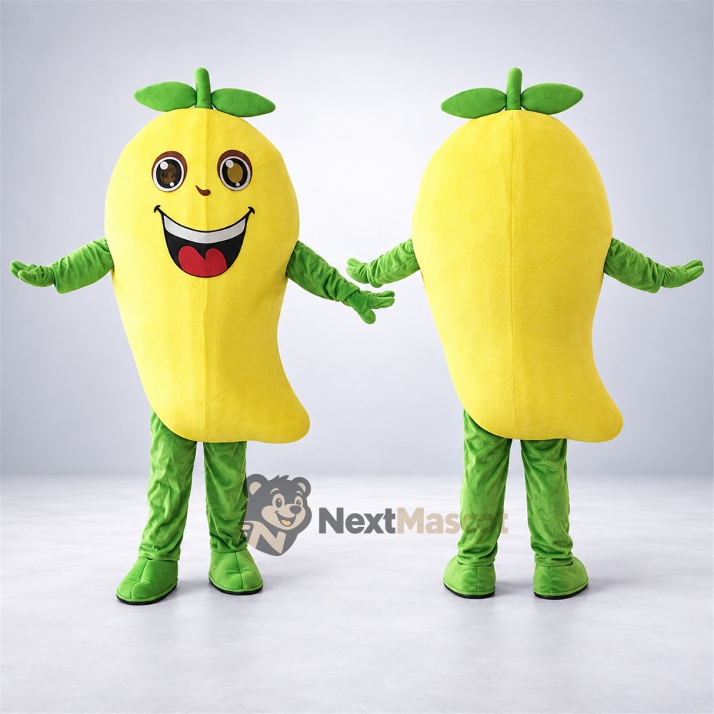Mango Mascot Costume - Green Arms and Legs Mango Mascot Costume - Green Arms and Legs