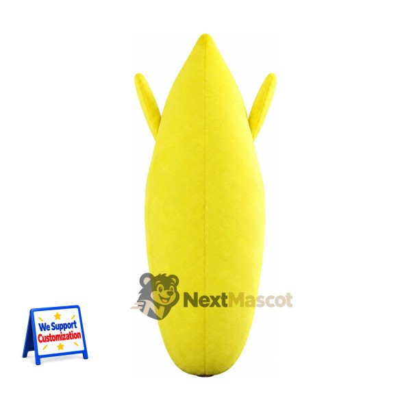 Peeled Banana Mascot Costume - Red Mouth Peeled Banana Mascot Costume - Red Mouth