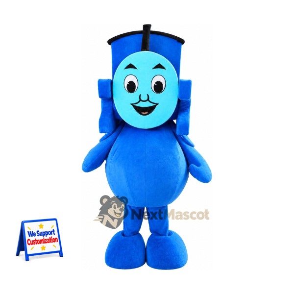 Train Mascot Costume - Blue for School Events