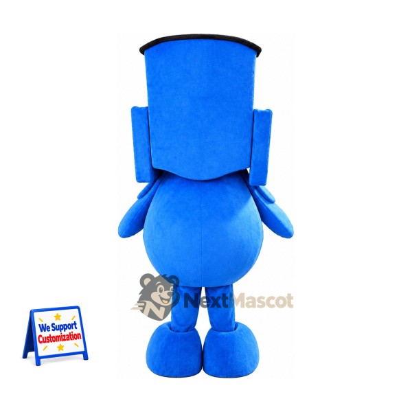 Train Mascot Costume - Blue for School Events Train Mascot Costume - Blue for School Events