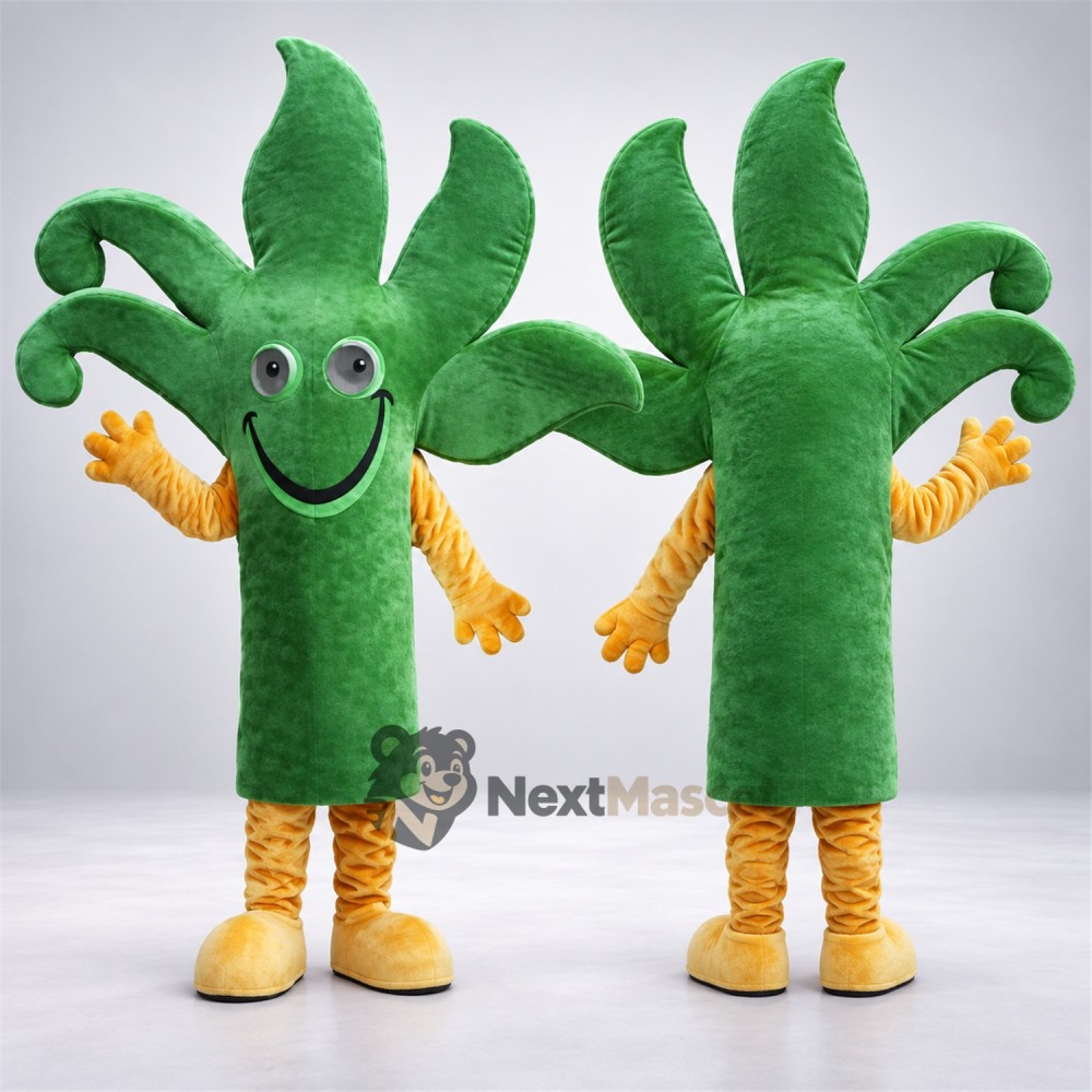 Germ Mascot Costume - Green for Community Events Germ Mascot Costume - Green for Community Events