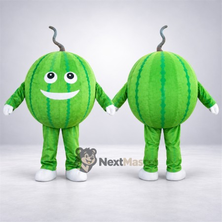 Watermelon Mascot Costume - Curled Stem Watermelon Mascot Costume - Curled Stem
