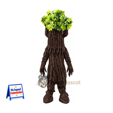 Tree Mascot Costume - Textured Brown Trunk Tree Mascot Costume - Textured Brown Trunk