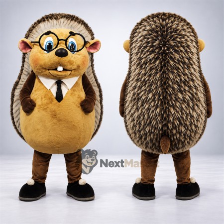Hedgehog Mascot Costume - Glasses Hedgehog Mascot Costume - Glasses