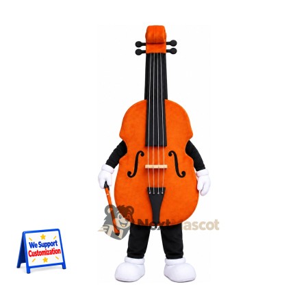 Cello Mascot Costume Cello Mascot Costume
