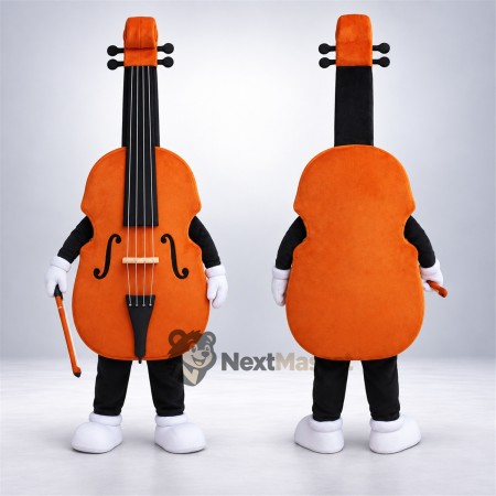 Cello Mascot Costume Cello Mascot Costume