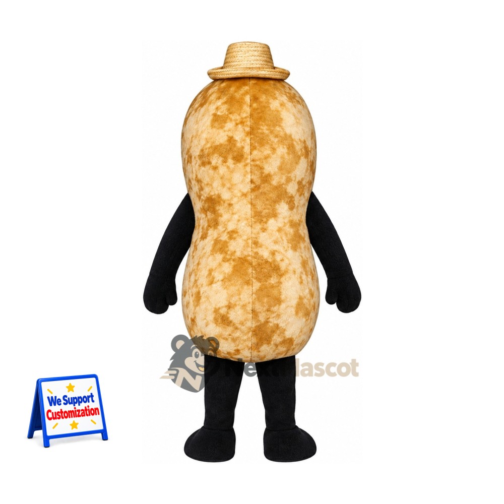 Peanut Mascot Costume - Hat for Food Festivals Peanut Mascot Costume - Hat for Food Festivals