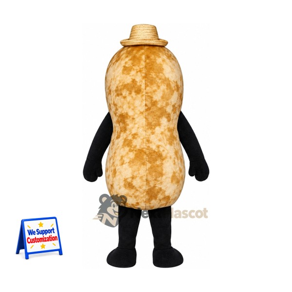 Peanut Mascot Costume - Hat for Food Festivals Peanut Mascot Costume - Hat for Food Festivals