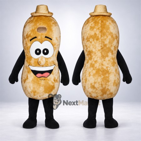 Peanut Mascot Costume - Hat for Food Festivals Peanut Mascot Costume - Hat for Food Festivals