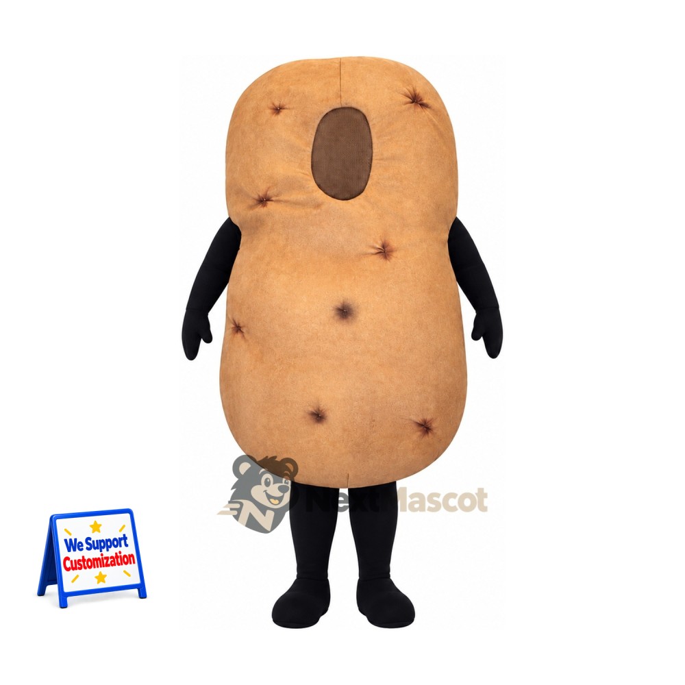 Potato Mascot Costume - Open Face Potato Mascot Costume - Open Face