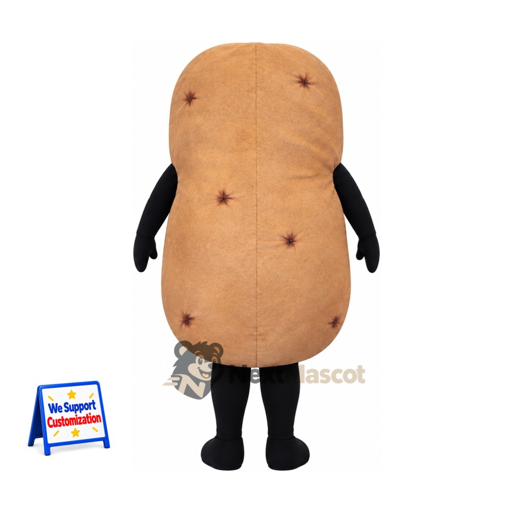 Potato Mascot Costume - Open Face Potato Mascot Costume - Open Face