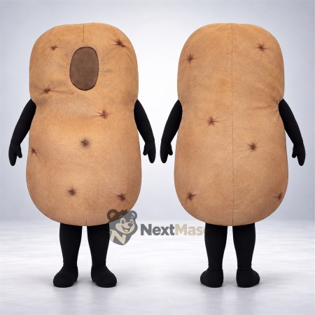 Potato Mascot Costume - Open Face Potato Mascot Costume - Open Face