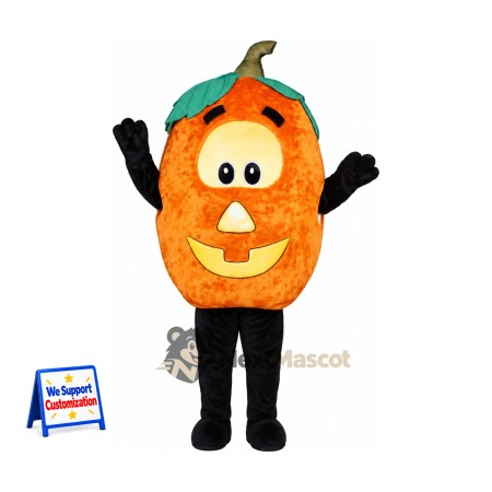 Jack O Lantern Mascot Costume - Black Arms and Legs for Parades Jack O Lantern Mascot Costume - Black Arms and Legs for Parades