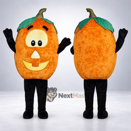 Jack O Lantern Mascot Costume - Black Arms and Legs for Parades Jack O Lantern Mascot Costume - Black Arms and Legs for Parades