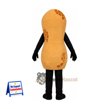 Peanut Mascot Costume - Big Eyes and Black Legs Peanut Mascot Costume - Big Eyes and Black Legs