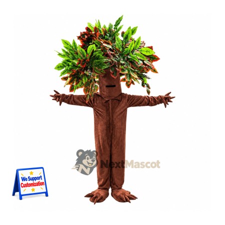 Tree Mascot Costume - Leafy Branch Arms Tree Mascot Costume - Leafy Branch Arms