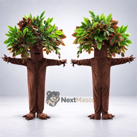 Tree Mascot Costume - Leafy Branch Arms Tree Mascot Costume - Leafy Branch Arms