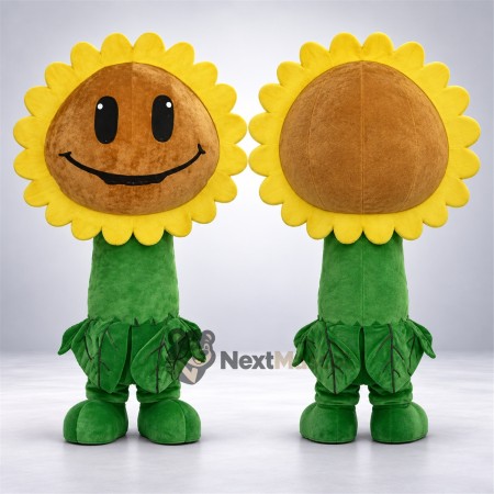 Sunflower Mascot Costume - Brown Face Sunflower Mascot Costume - Brown Face