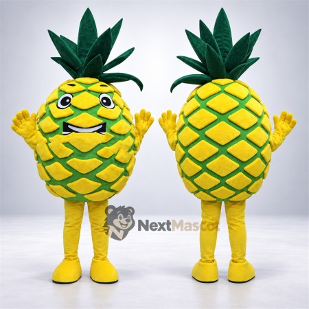 Pineapple Mascot Costume - Glasses for Food Festivals Pineapple Mascot Costume - Glasses for Food Festivals