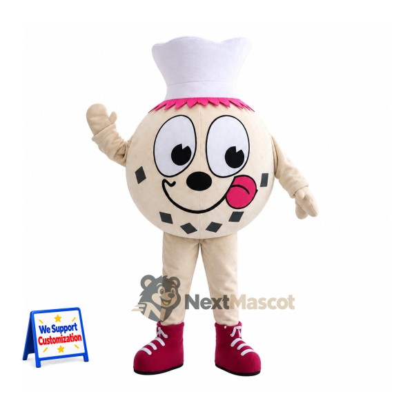 Cookie Mascot Costume - Chef Style for Food Festivals