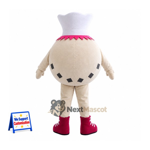 Cookie Mascot Costume - Chef Style for Food Festivals Cookie Mascot Costume - Chef Style for Food Festivals
