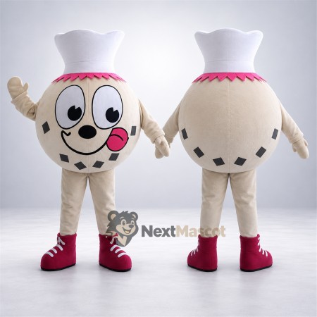 Cookie Mascot Costume - Chef Style for Food Festivals Cookie Mascot Costume - Chef Style for Food Festivals