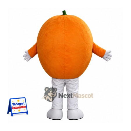 Orange Mascot Costume - Big Smile and White Legs Orange Mascot Costume - Big Smile and White Legs