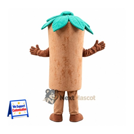 Tree Stump Mascot Costume