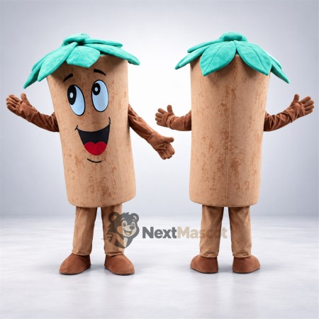 Tree Stump Mascot Costume